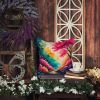 Colorful Azaleas Throw Pillow Machine Washable, Indoor Outdoor Decorative Pillow for Couch, Bed or Patio, 14Hx14W