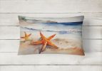 Nautical Collection Throw Pillow Throw Pillow for Indoor Couch Bed Outdoor Patio Washable, Starfish 2829,12Hx16W