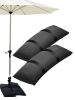 2pcs Tent Sandbag Garden Gazebo Foot Leg Feet Weights Sand Bag Umbrella Base Weighted Bag Patio Parasol Umbrella Stand Base