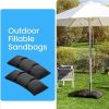 2pcs Tent Sandbag Garden Gazebo Foot Leg Feet Weights Sand Bag Umbrella Base Weighted Bag Patio Parasol Umbrella Stand Base
