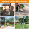 Hammock Chair Stand(Stand Only), C Stand for Hanging Egg Chair/Swing Chair, Indoor/Outdoor Hanging Chair Stand Only, Heavy Duty 330Lbs Weight Capacity